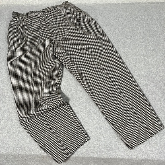 Vintage Y2K Wool High Rise Trouser Pants Size 30 Petite Preppy Academia Office - Picture 1 of 12